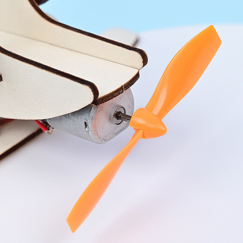 Taxi plane children's fun physics technology small production, handmade DIY small invention science small experiment material package