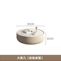 Solid wood slate coffee table cream style living room for home wood color large and small apartment floor cabinet accessible luxury stretch tv cabinet