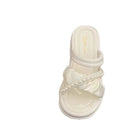 2025 summer new roman two-wear sandals thick sole fairy pearl heightening outweareasiest for matchfrenchelegant sandals