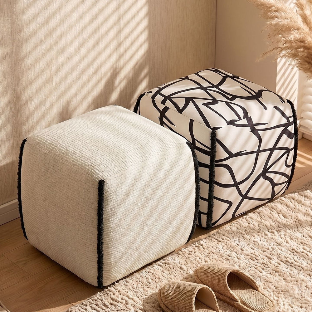 Stool accessible luxury square stool dressing stool solid wood solid adult stool coffee table stool sofa footrest door shoe changing stool low stool