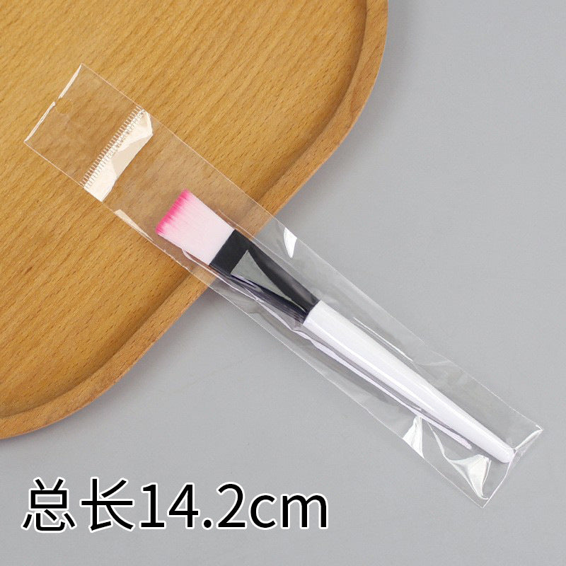 Beauty silicone brush facial mask brush makeup brush soft bristle head brush mud mask beauty tool fan-shaped fruit acid brush