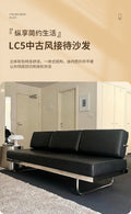 Le corbusier genuine leather sofa business hotel medieval style reception sofa genuine leather sofa italian straight row sofa