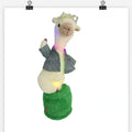 Alpaca plush toy learns to talk douyin popular sand sculpture funny birthday party sings and dances kids day gift