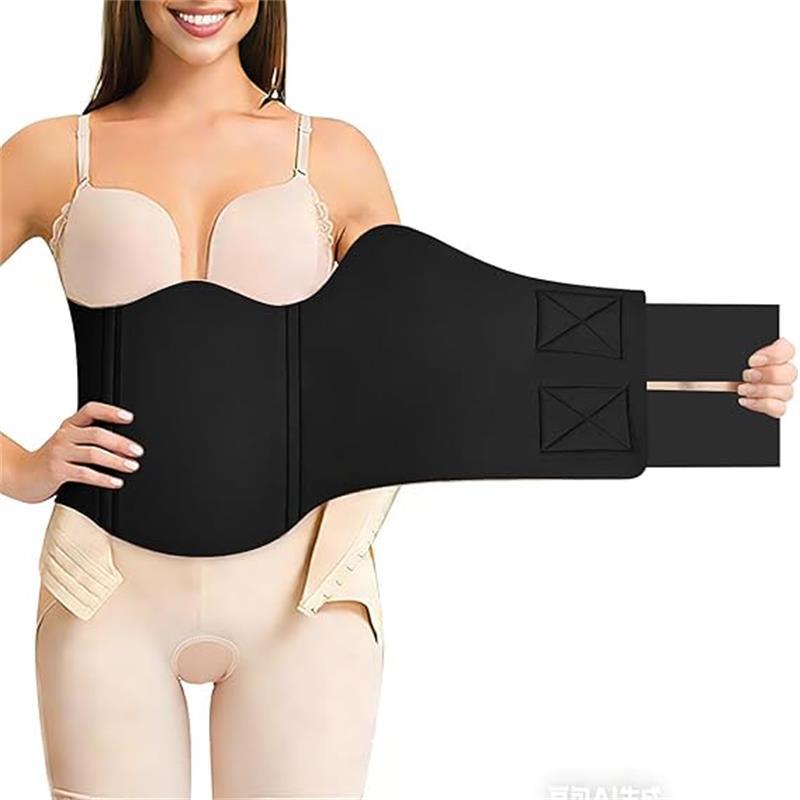 bestseller: postpartum/post-operative body shaper for waist and abdomen, designed for liposuction recovery. features a 360-degree compression panel for shaping and support