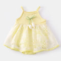 Baby summer thin clothes baby girl super cute princess skirt hundred days banquet outwear sleeveless dress trendy