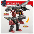 Kids' assembly mecha warrior alloy robot - boy's educational transforming dinosaur mechanical tyrannosaurus rex model toy