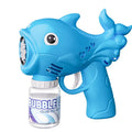 Kids' summer electric dolphin handheld bubble gun - fully automatic bubble blower - perfect for parks, street vendors, and toys for ages 3-6