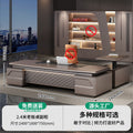 Saint li office furniture fashion boss desk executive desk metal paint baking paint supervisor manager office desk and chair combination
