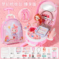 Melody play house children's dressing table suitcase accessories suit toy girls princess suitcase puzzle