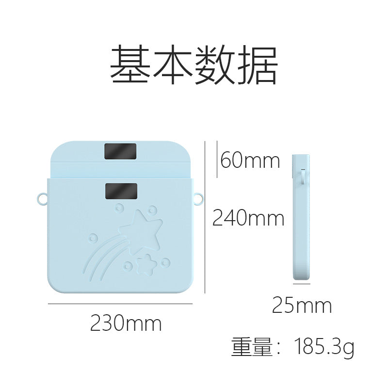Silicone cosmetic storage bag Magnetic storage bag Large capacity change bag Oblique span Portable travel waterproof toilet bag