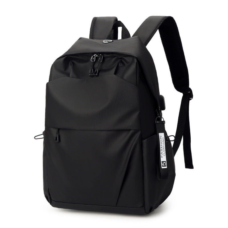 Street trend new casual backpack backpack men's large-capacity travel bag light commuter schoolbag leisure bag