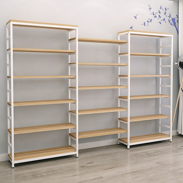 Source Factory Maternal and Infant Store Shelves Steel and Wood Bookshelves Shelf Combination Supermarket Convenience Store Product Display Shelves