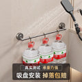 Bathroom slipper rack, bathroom toilet door, no punching, wall-mounted drain rack, shoe storage handy gadget