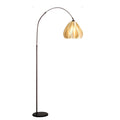 French grass skirt fishing floor lamp living room sofa next to classy decorative atmosphere lamp bedroom study vertical lamp