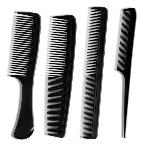Spot wholesale comb black haircut girls special dense tooth comb thickened hair small comb set plastic comb