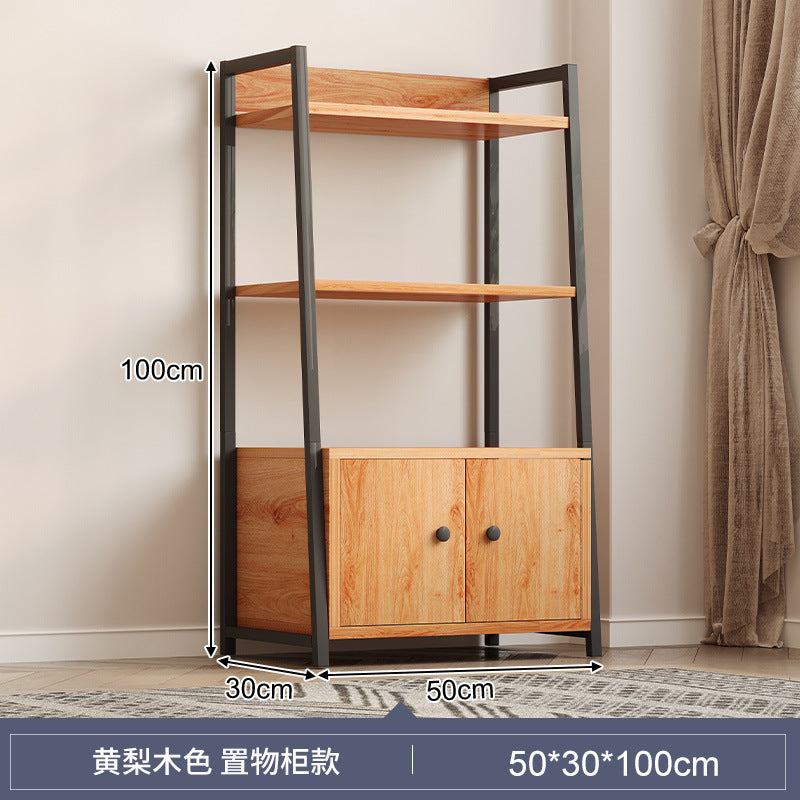 Shelf Multi-layer storage shelf Floor-to-ceiling office locker Shelf Layered shelf Living room display Cabinet with door