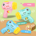 hot product 36-hole dinosaur bubble machine handheld electric bubble gun gatling bubble blowing kids toys wholesale