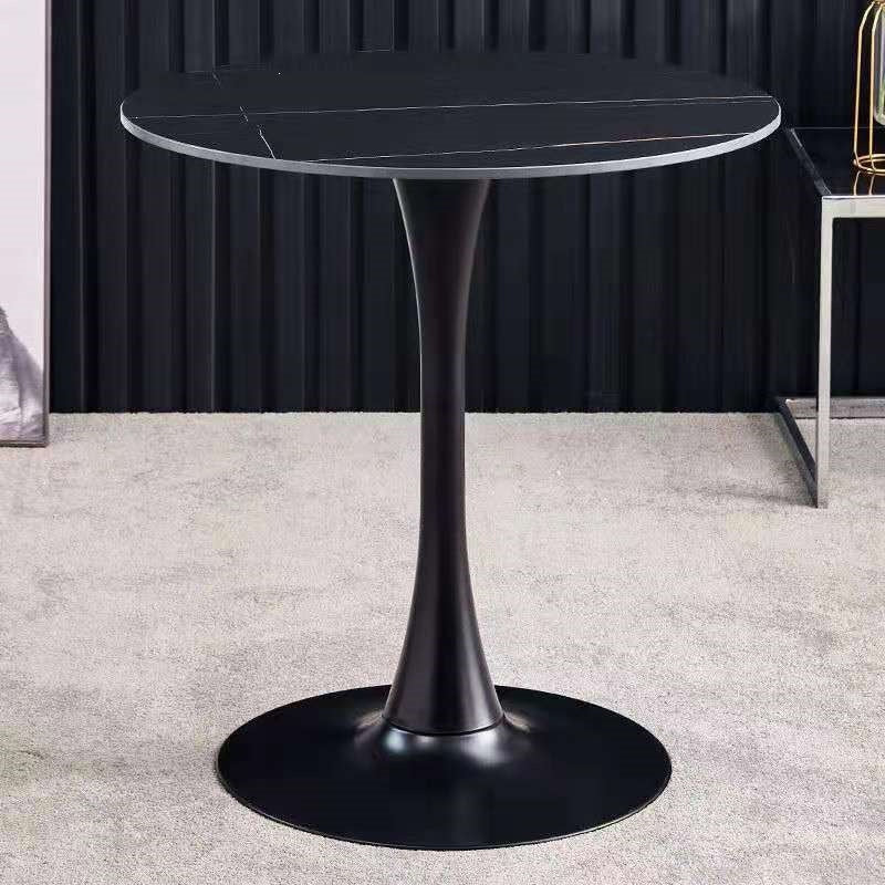 Dining table for home business reception european style simple balcony small table milk tea shop coffee shop ins home round table