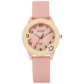 Kids' waterproof quartz watch - candy color minimalist silicone sports gift watch - toy watch - waterproof children's watch