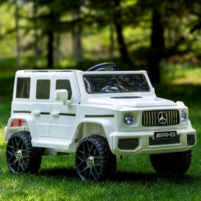 New Daben children's electric car four-wheel off-road car remote control toy car can seat boys and girls baby stroller