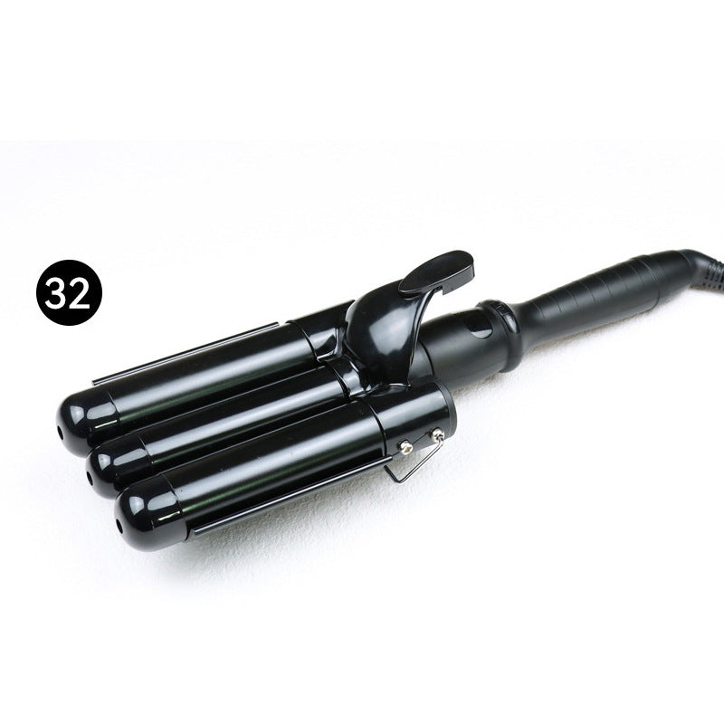 Cross-border egg roll head curling iron 32mm large wave electric negative ion does not hurt hair care water ripple curling iron