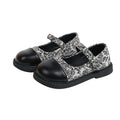Vancahao girls' flats - new autumn  collection: stylish princess shoes for kids, soft-soled korean fashion leather shoes