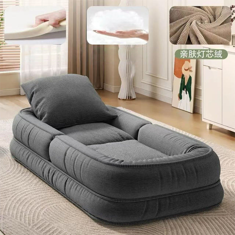 Human dog house sofa bed lazy sofa bedroom popular foldable rental room balcony sofa chair manufacturer personalized