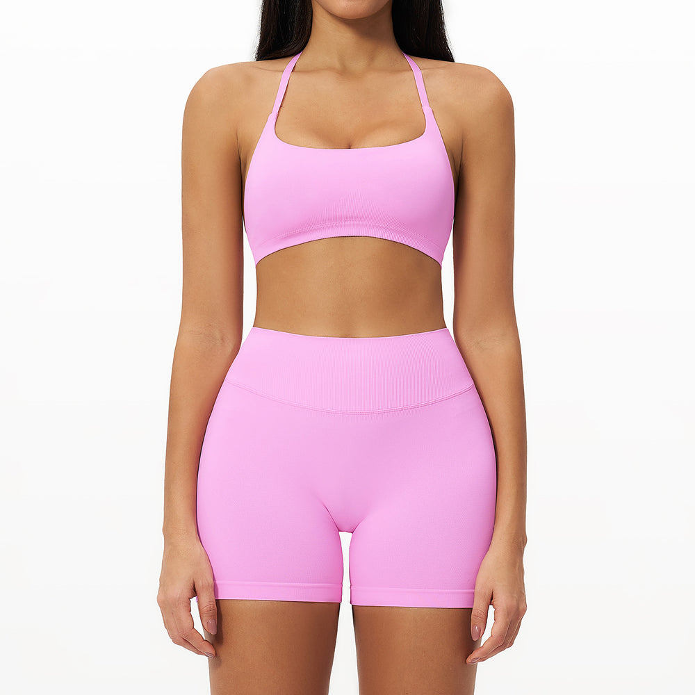 Seventy billion seamless yoga suit women's tight quick-drying suit outdoor casual sports running fitness suit 7790