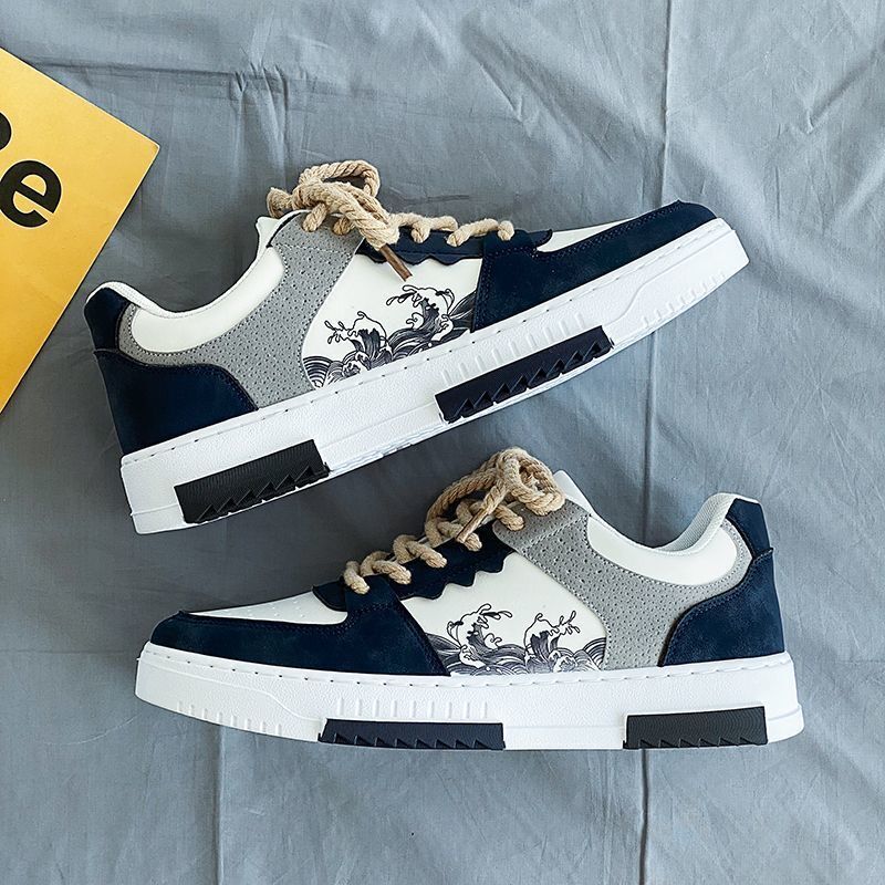 2025 spring new trendy versatile low-top men's sneakers - lightweight athletic casual shoes for students, popular online