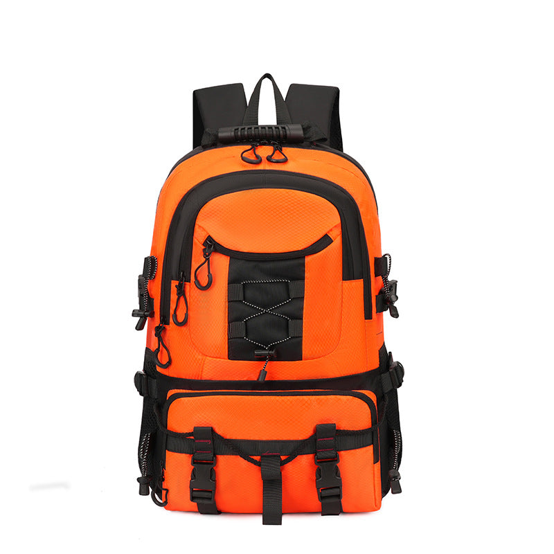 New backpack men's and women's 2025 large-capacity outdoor travel bag multi-functional wild adventure bag mountaineering bag backpack