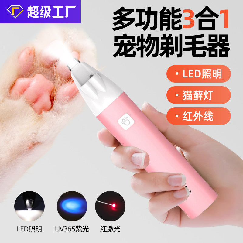 Electric pet hair trimmer - cat paw hair clipper, electric paw trimmer, abs pet hair groomer