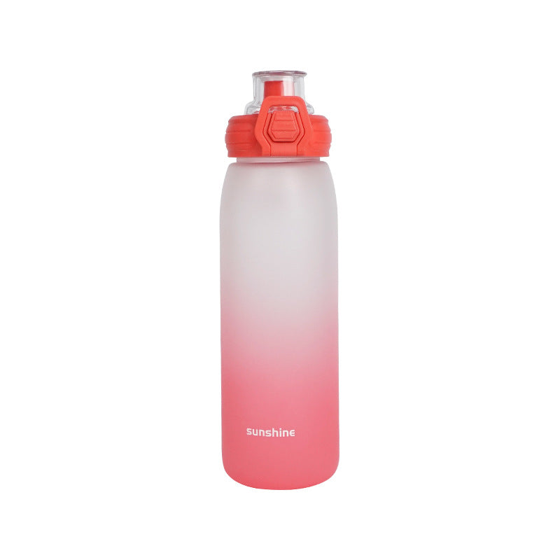 Carefully selected portable direct drinking plastic cups, high-end souvenirs, plastic water cups, spring caps, sealed and leak-proof sports water cups