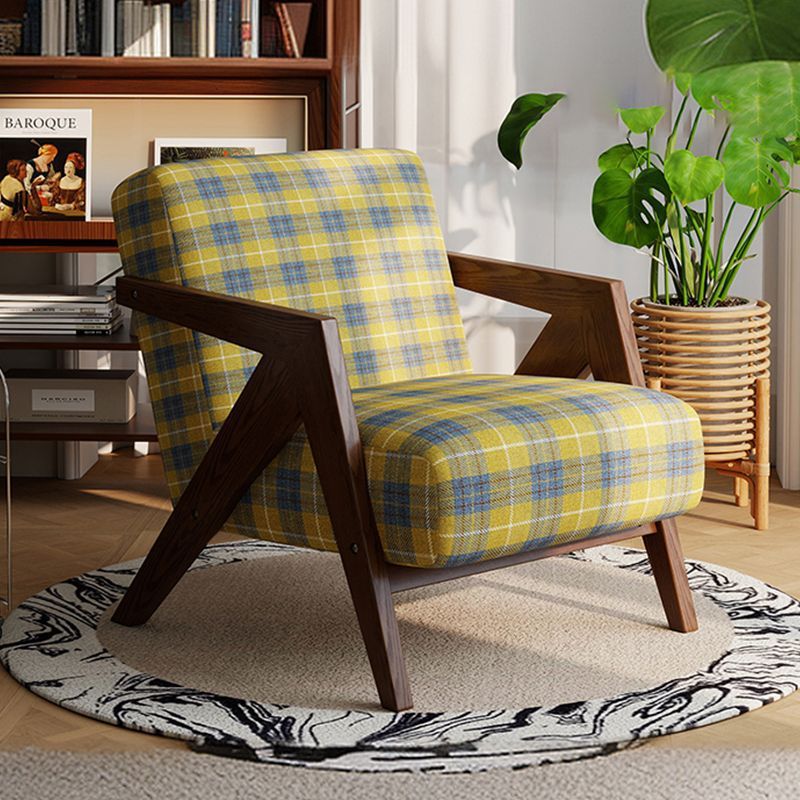 Richard nordic solid wood single sofa chair living room french cafe hotel retrob&b balcony lazy chair