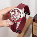 Bestselling dual-payment round screen smartwatch for high school girls - stylish, nfc access, ai assistant, fitness tracker (instagram hot item)