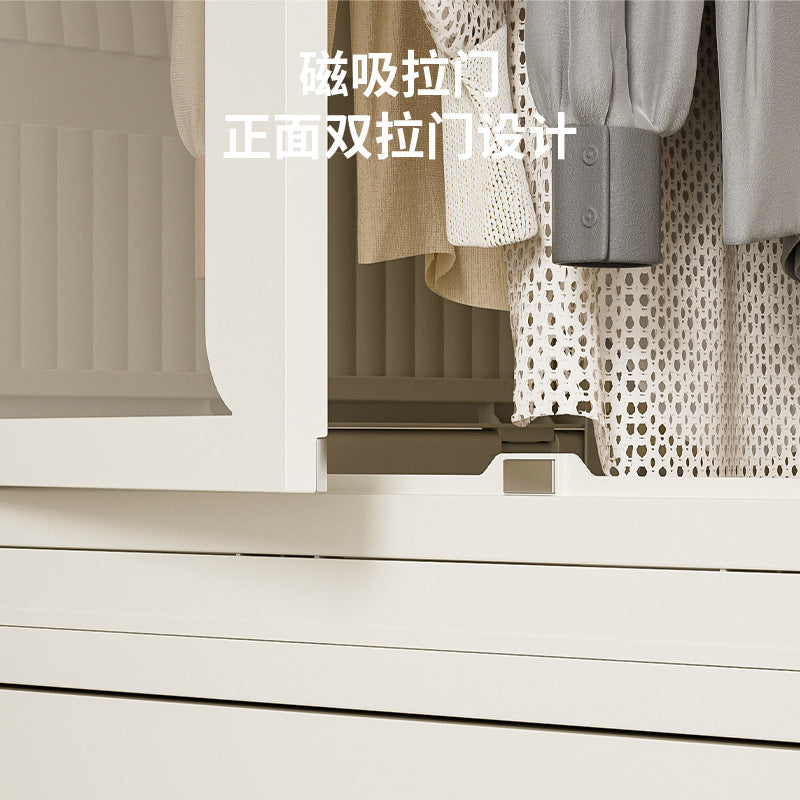 Children's Wardrobe Bedroom Household Storage Cabinet Baby Storage Box Toy Clothes Storage Box Plastic Folding Locker