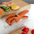 new arrival: stainless steel kitchen vegetable and fruit slicer - multi-functional vegetable salad and fruit slicer/cutter