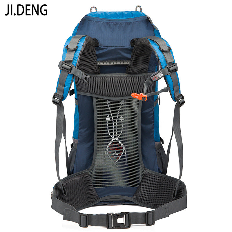 Outdoor sports mountaineering bag 55 liters large capacity 2025 autumn new product backpack hiking camping shoulder men's bag