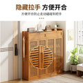 Shoe cabinet for home door nanzhu simple four-door multi-layer large-capacity balcony shoe storage cabinet dust-proof large shoe rack