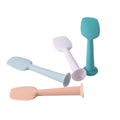 Amazon hot-selling all-in-one silicone soft spatula spoon baby cream applicator with suction cup - wholesale baby care supplies