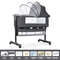 Dark grey [deluxe edition] + bed surround, quilt, and changing table