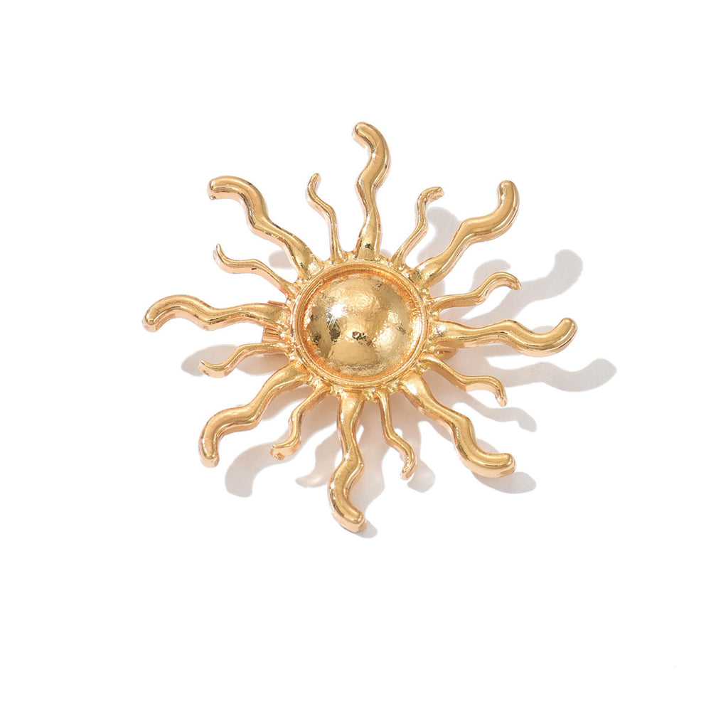 Wholesale sunflower brooches - european & american style, versatile metal fashion accessories for women, swallow & bird design, perfect for clothing and outerwear