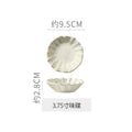 Embossed retro ceramic dinnerware set - french-inspired plates, high-end steak plates, dessert bowls, and rice bowls for home use