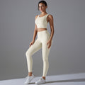 New arrivalpure color free underwear fixed cup beautiful back sports yoga suit tight high elastic fitness antibacterial yoga clothes