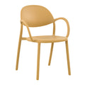Scandinavianthickened plastic chairfor home negotiation dining chair dining table stool plastic backrest armrest table chair high backrest