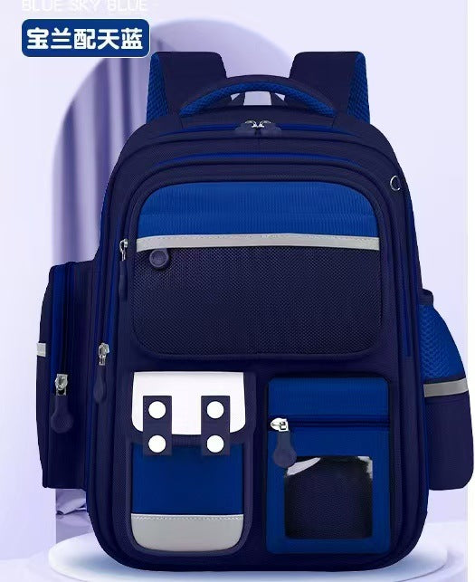 capibala school bag for primary school students, boys in grades 1-3 to 6, large capacity cute capybara stain-resistant backpack