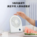 2024 new cross-border desktop lightweight fan, portable outdoor fan, usb foldable digital display fan - customizable
