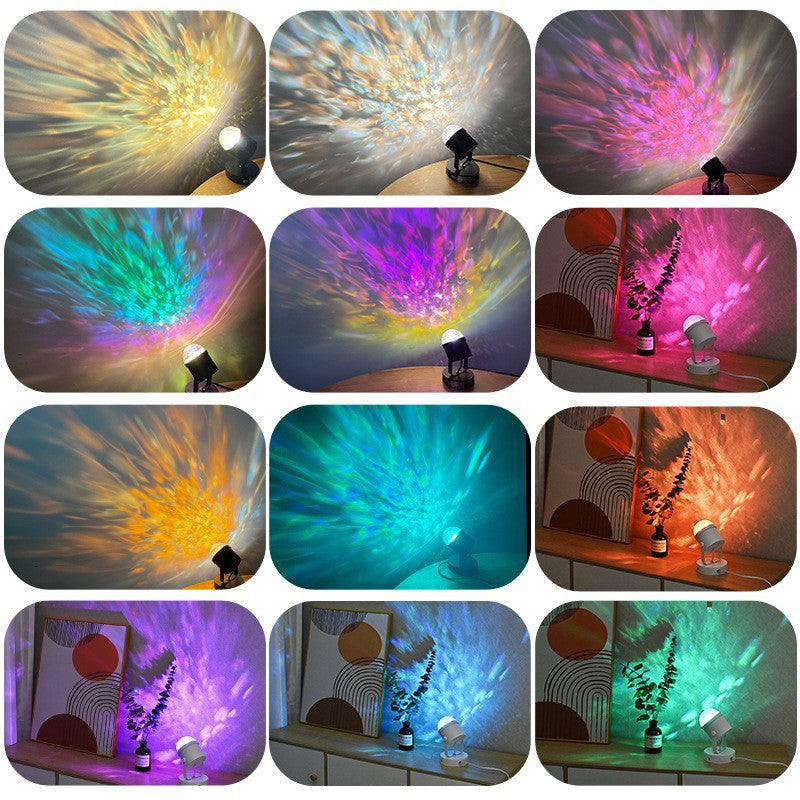Trendy instagrammable desktop ripple light - perfect for student dorms, bedrooms, hallways, and as a gift night light