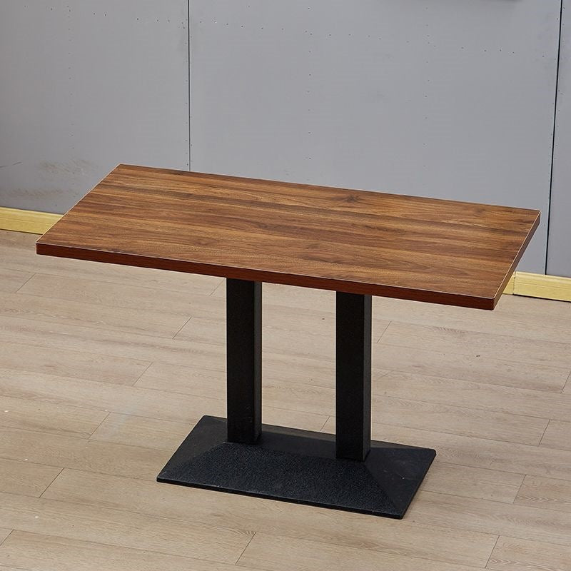 Commercial fast food table and chair set combination - restaurant, diner, snack bar, bbq, catering table, bubble tea shop rectangular table