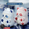 Face-changing panda chinese style blue and white porcelain doll hand pendant keychain gift toy national trend trendy cartoon