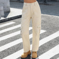 European and american cross-border e-commerce  independent site new streetwear fashion multi-pocket cargo straight-leg denim jeans for women